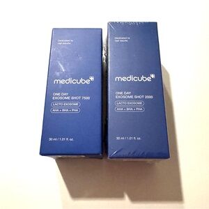 Medicube Exosome Shot set 2000 & 7500 full size Skincare Set sealed 2027 exp